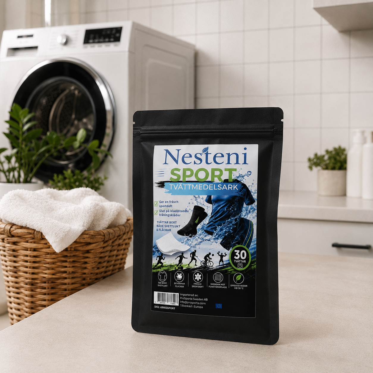 Nesteni Sporttvättmedel 30 tvättar