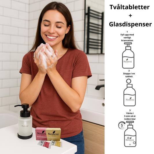 Nesteni Handtvål KIT med 3 tabletter