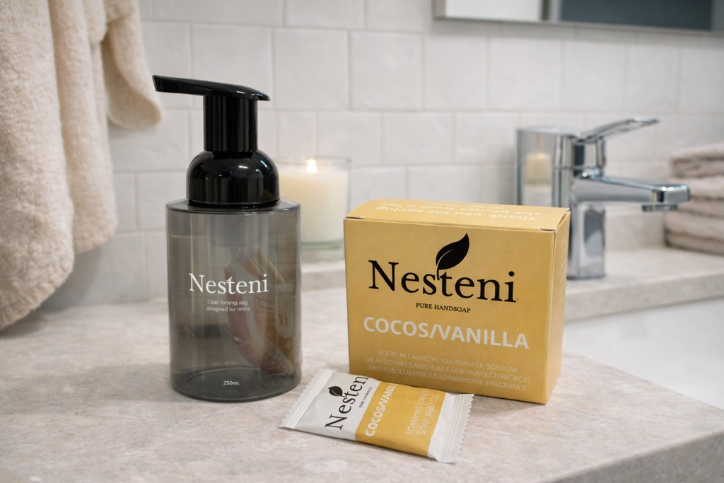 Tvåldispenser + Refill tvåltabletter