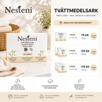 Tvättmedelsark 30 tvättar