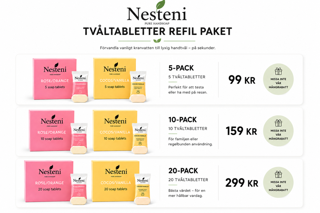 reFil paket utan tvåldispenser