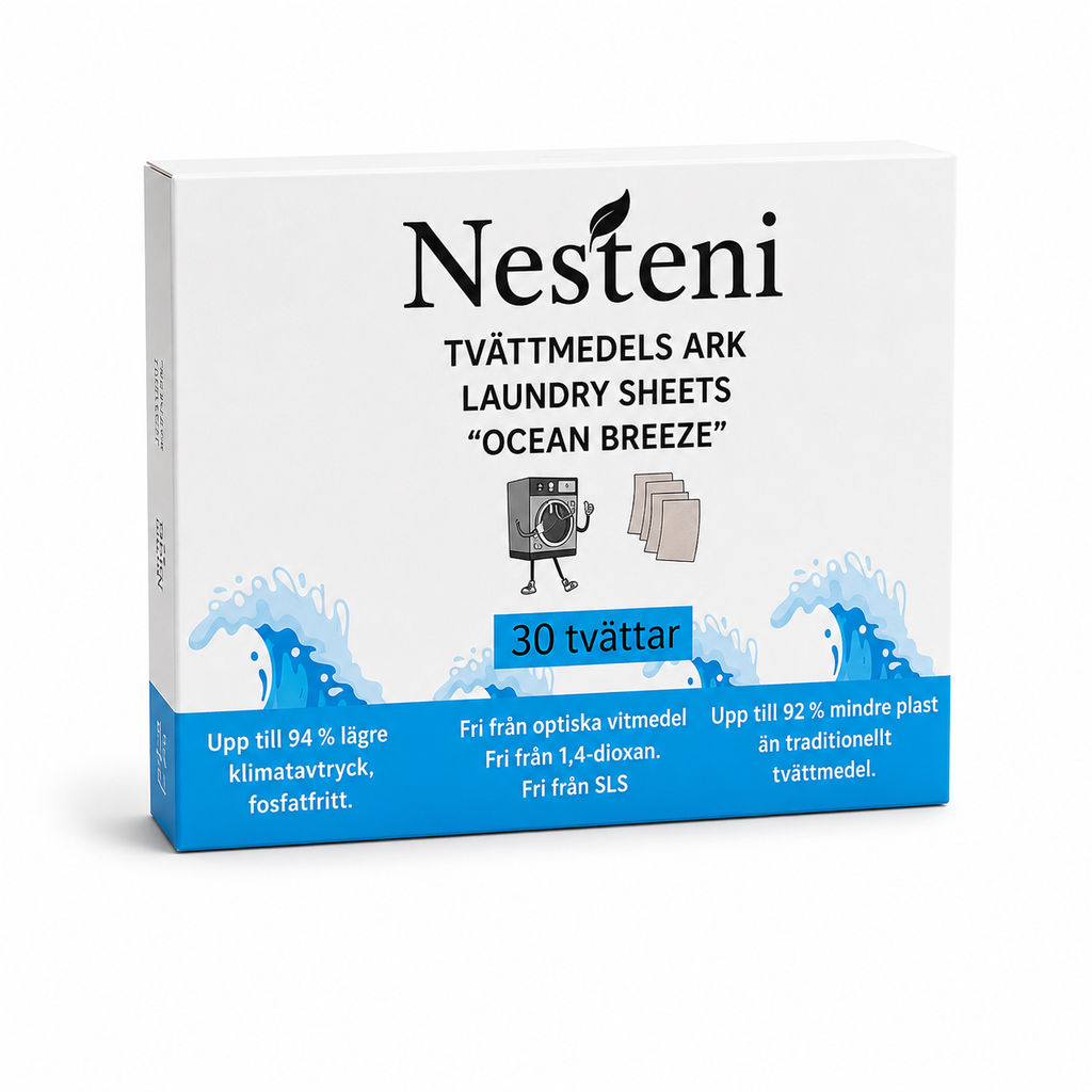 Tvättmedelsark 30 tvättar