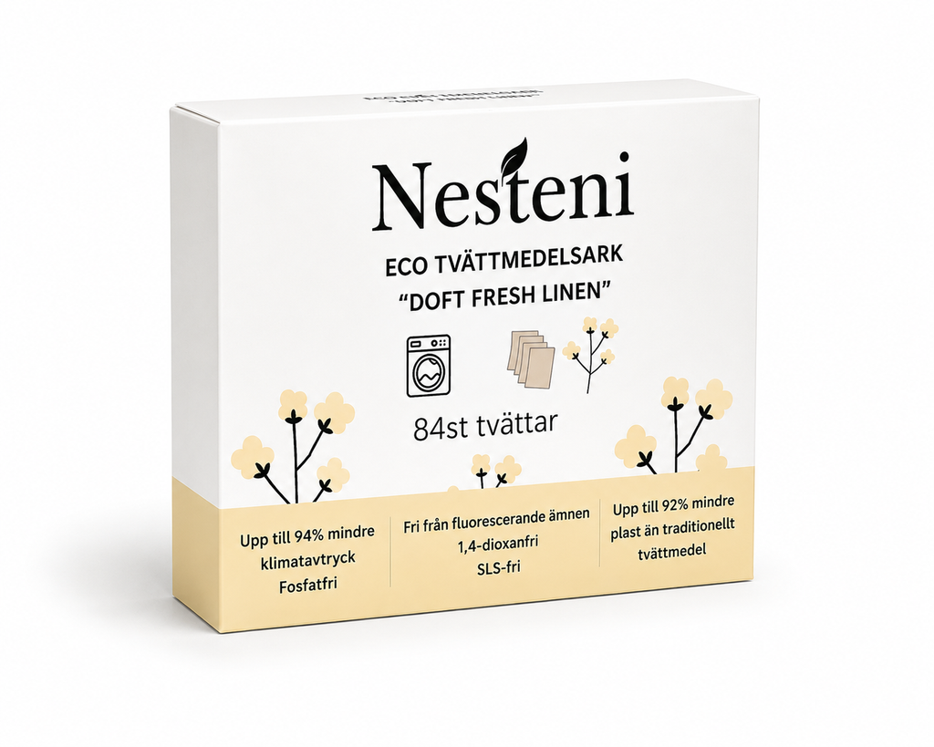 Tvättmedelsark 84 tvättar